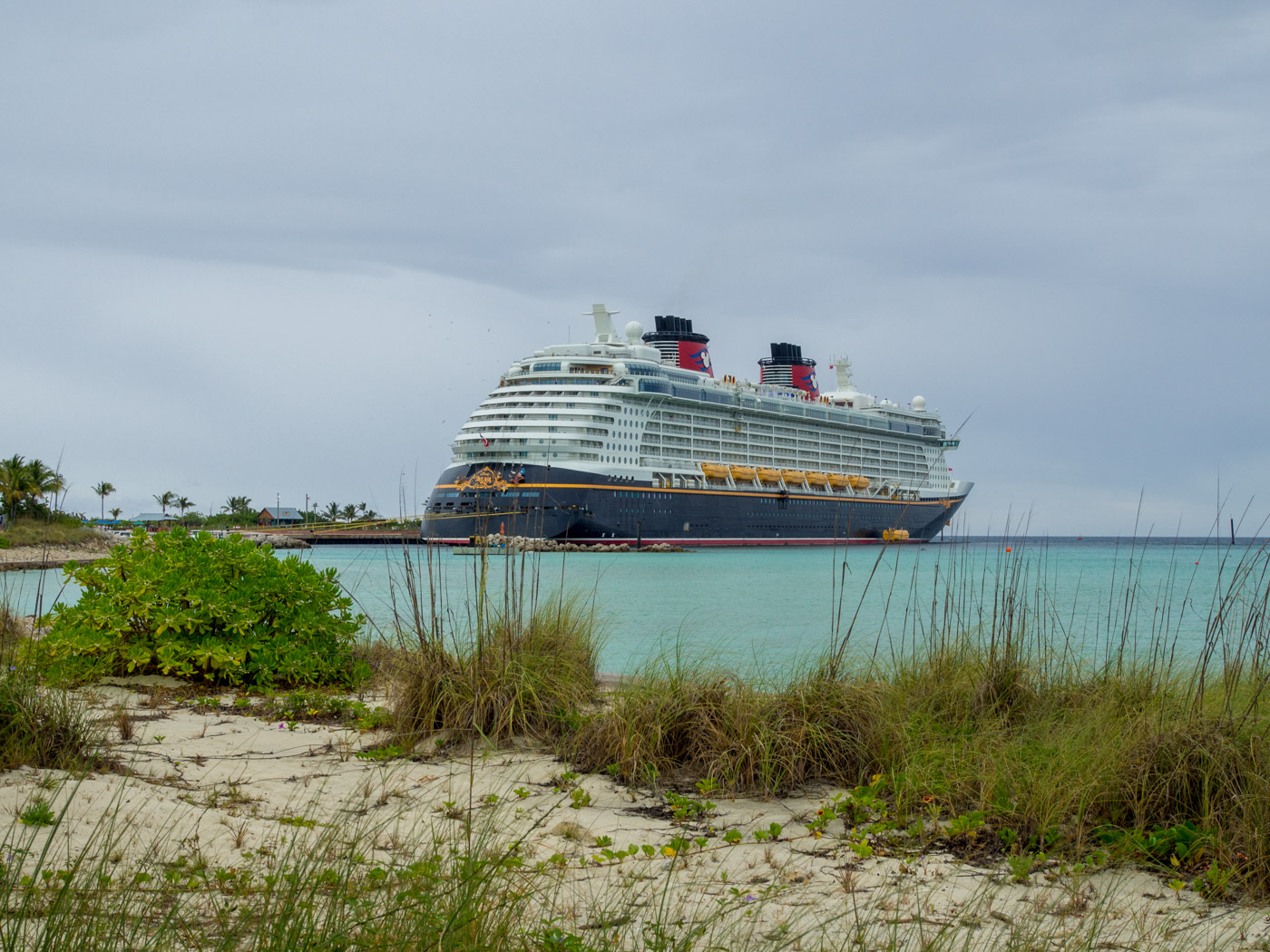 Getting farther away from the Disney Dream. It’s going to be a long walk back if it rains.