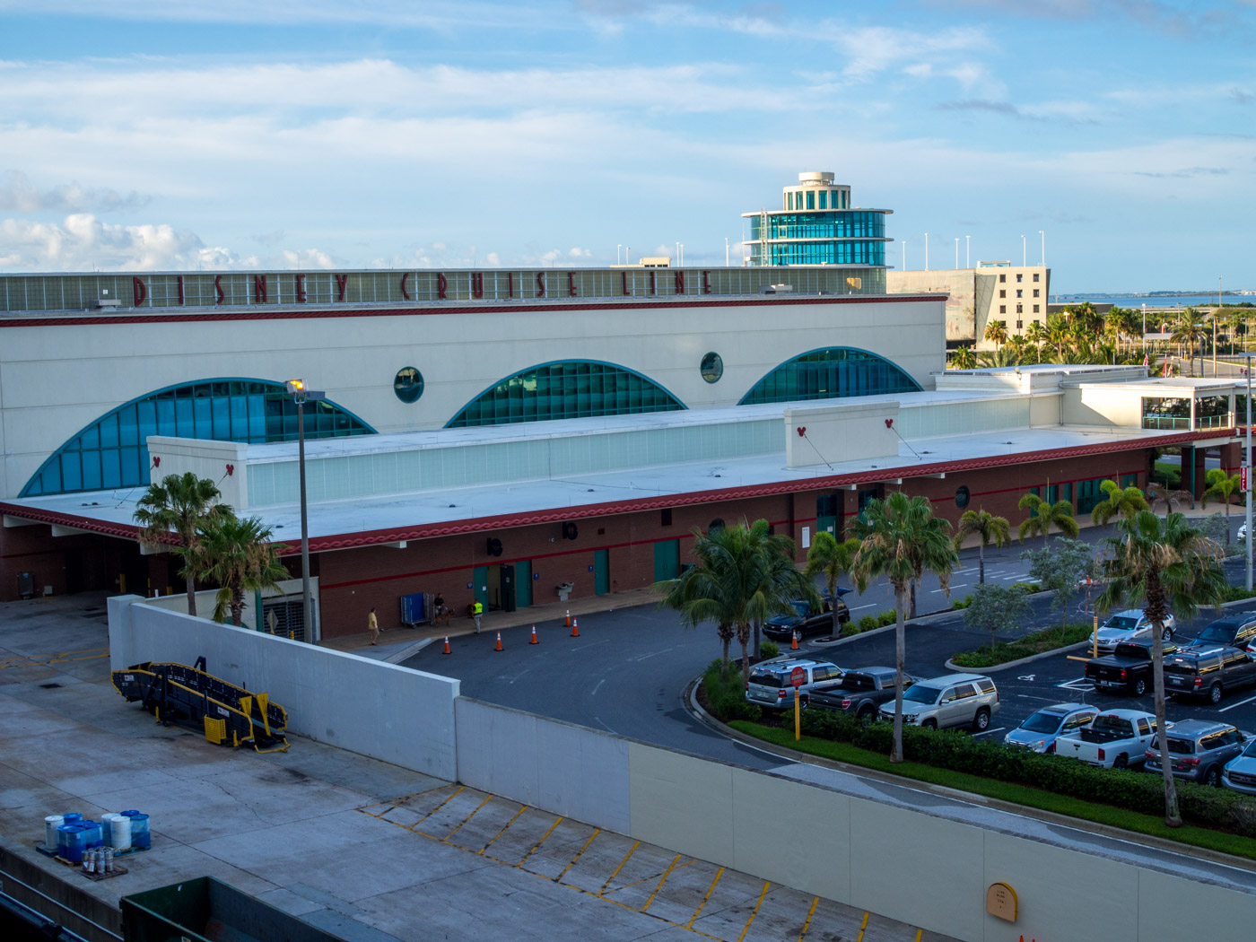 Hello, Terminal Building! Not as nice to see you now as it was when we were starting our cruise.