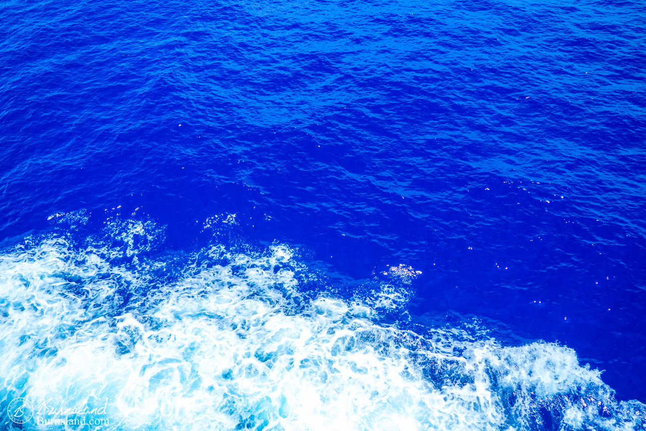 The blueness of the water always amazes me. How do they make it so blue?