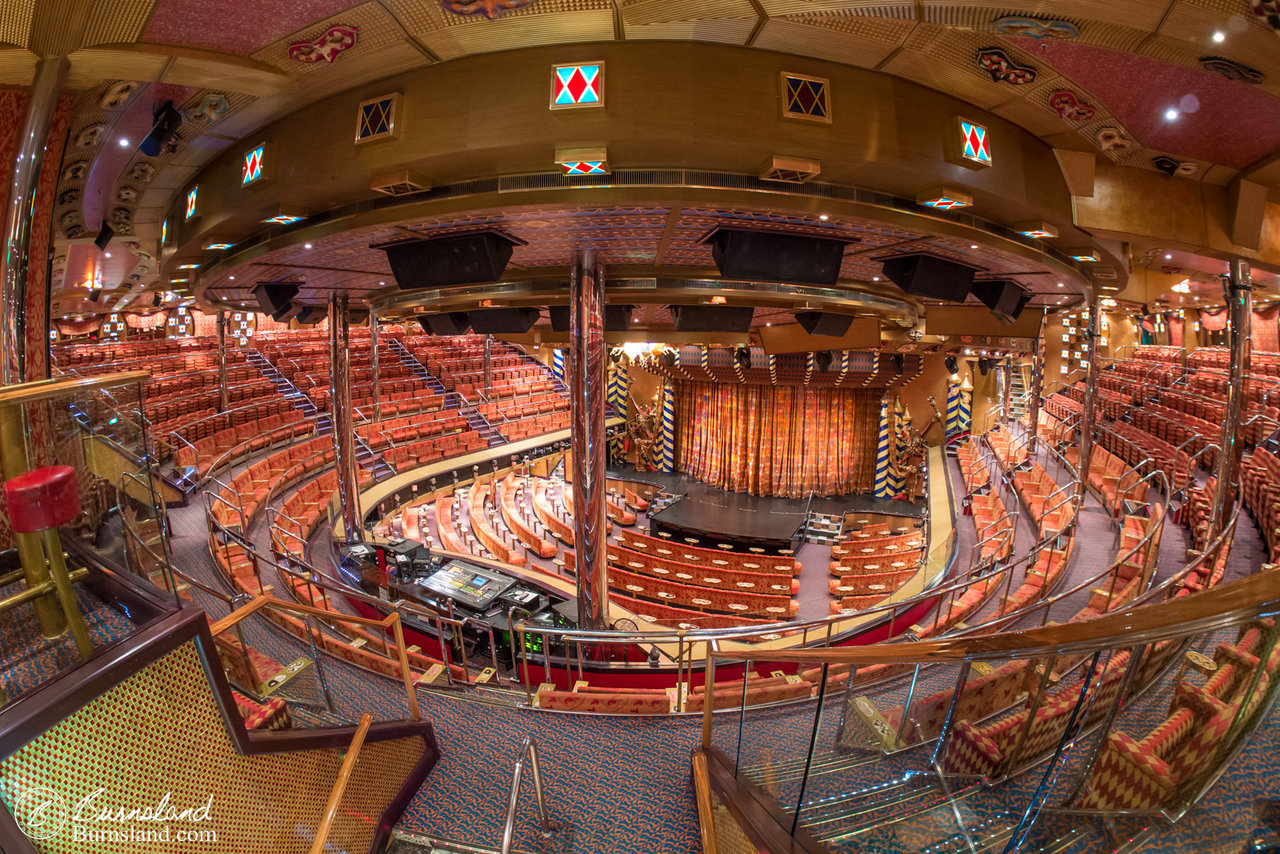 We weren’t actually looking for the theater at this time, but we found it anyway. So I took a picture since no one was in there.