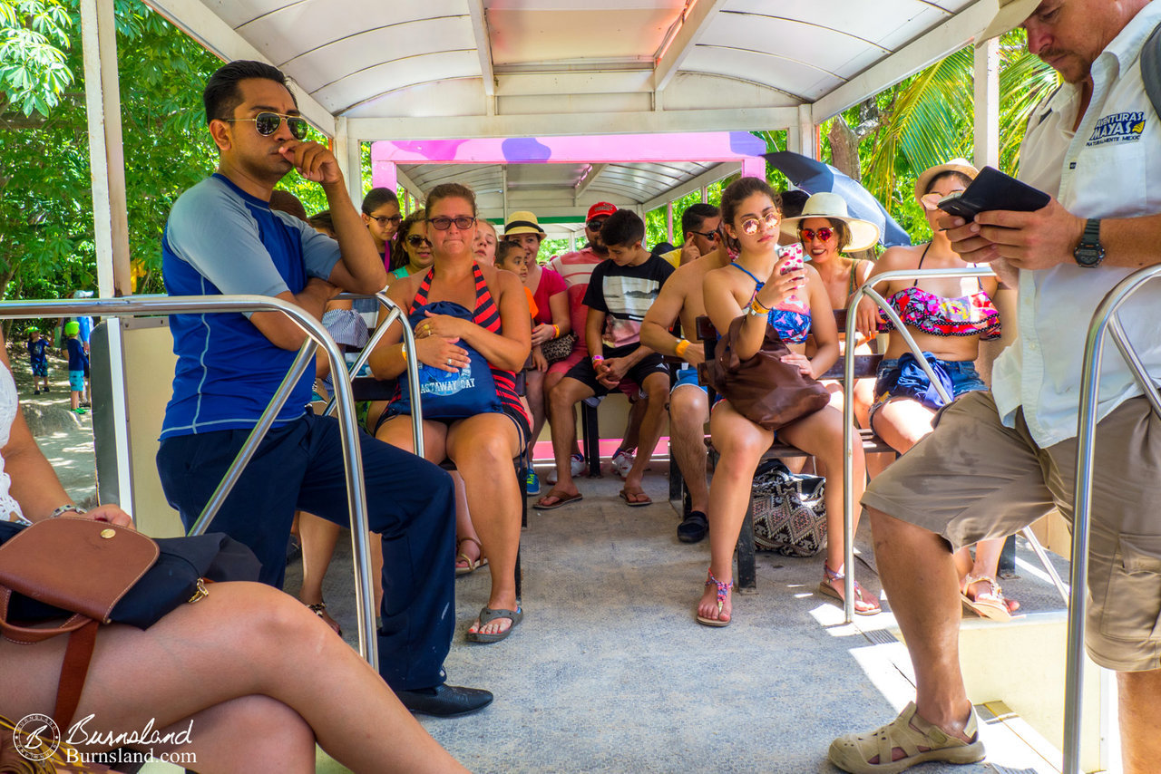 Laura and some of her new friends on the train ride. Except that none of us really talked much.