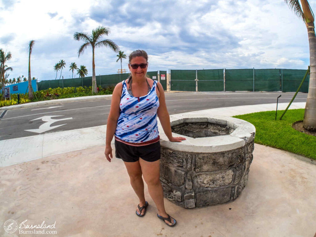 Laura and the old fort well