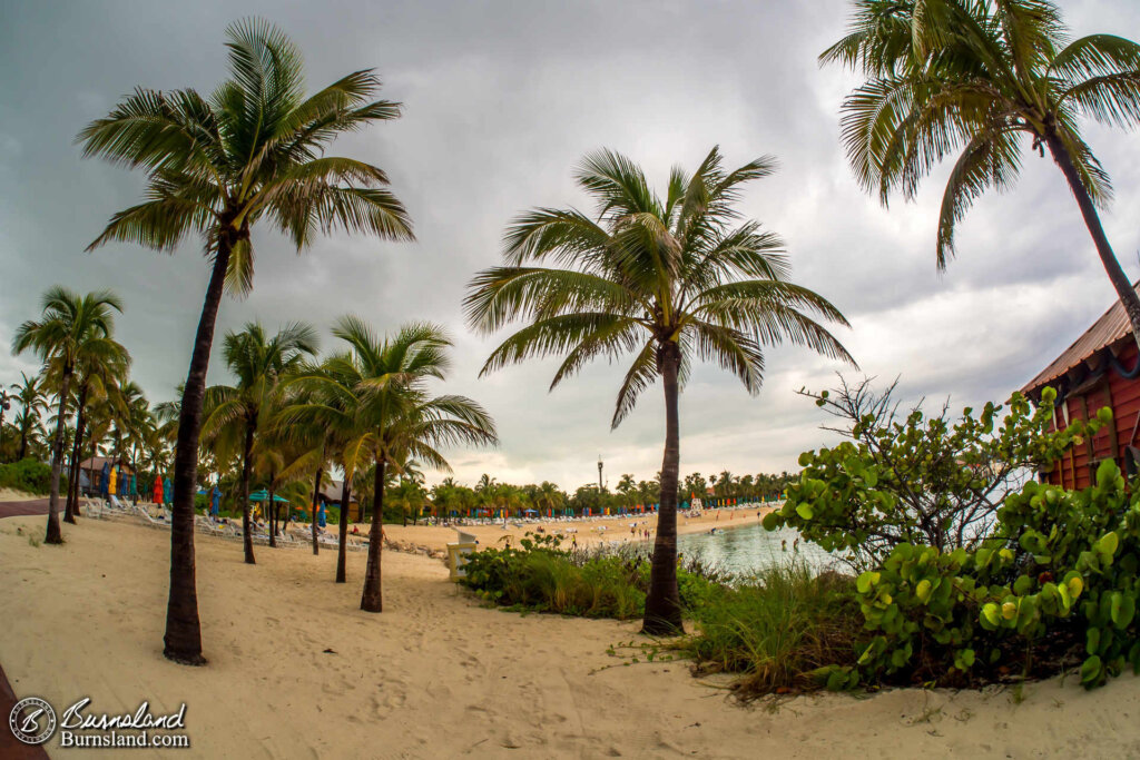 Clouds are better than rain when you are at the beach