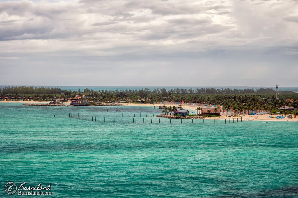 Arriving at Disney’s Castaway Cay in the Bahamas