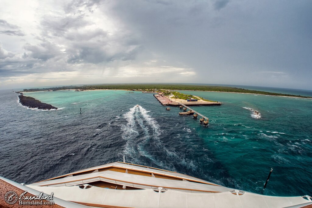 Arriving at Disney’s Castaway Cay in the Bahamas