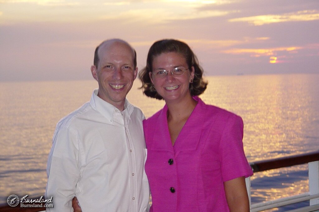 Laura and Steve - first Disney Cruise