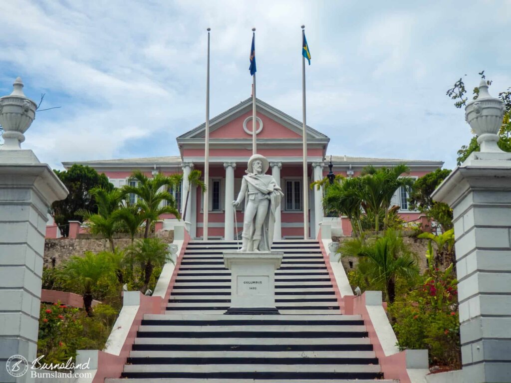 Christopher Columbus welcomes you to the Government House