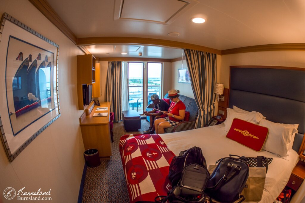 Checking out our stateroom