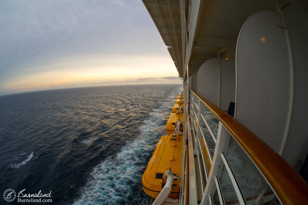 Sailing on the open sea