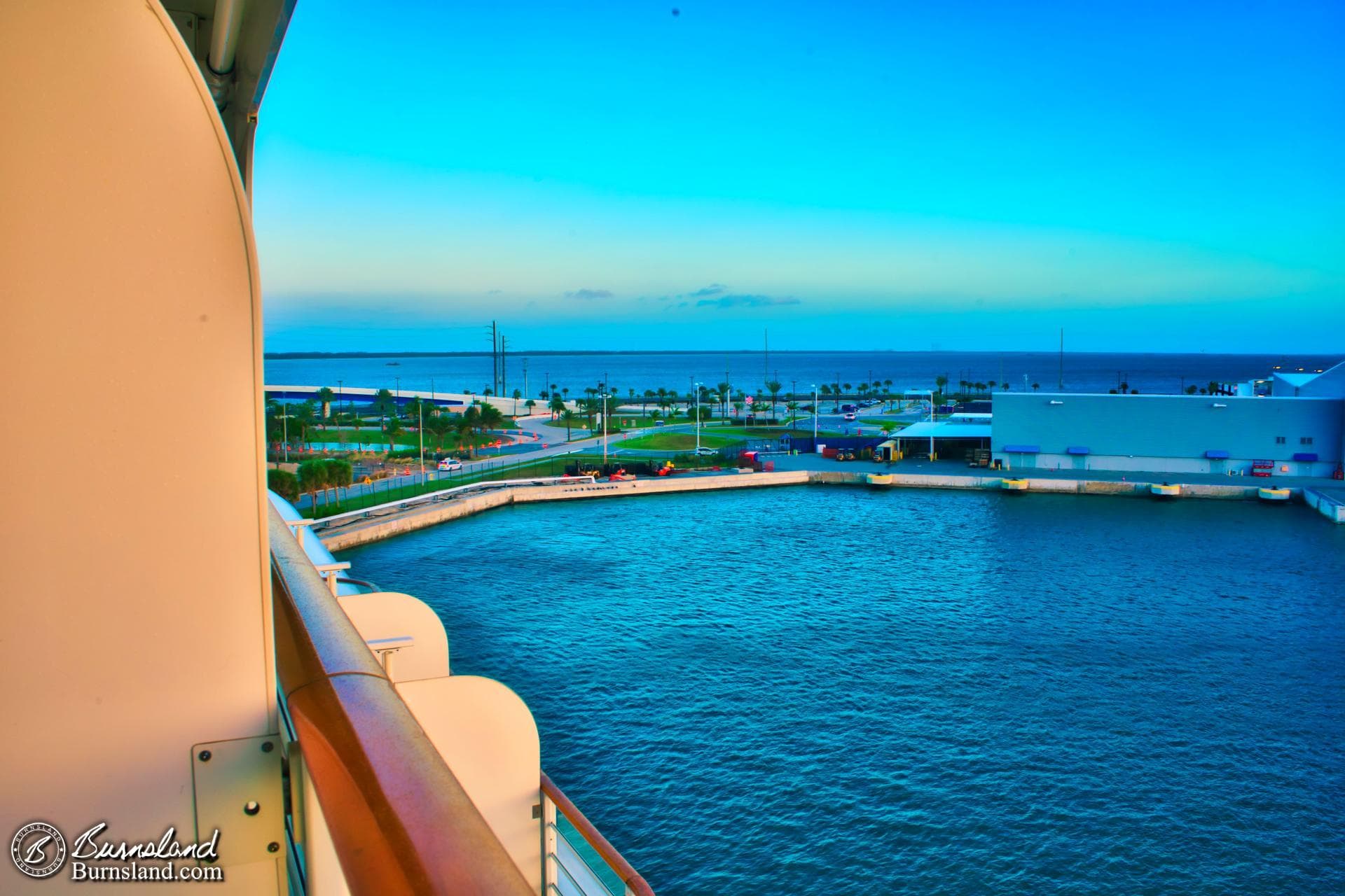 Port Canaveral, Florida, in the early morning