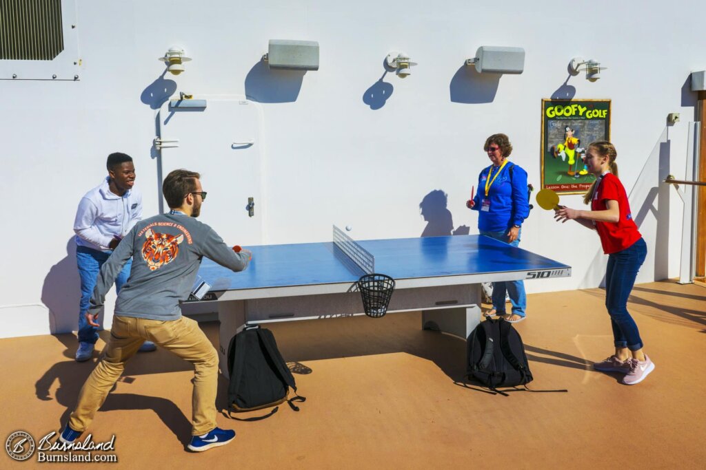 Ping pong on the Disney Dream