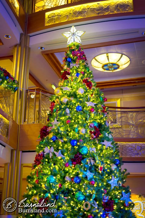 The main Christmas tree in the Lobby Atrium.