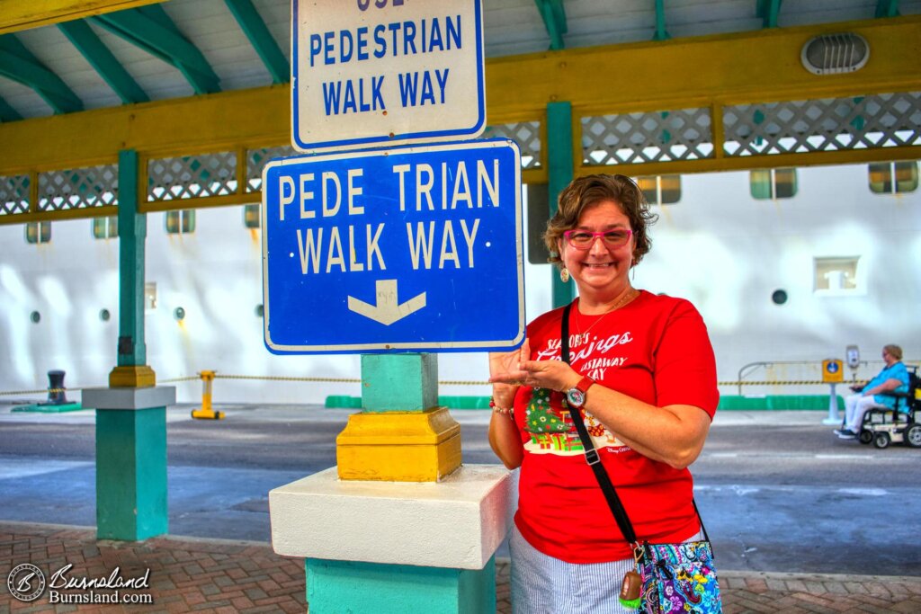 We learned some new words in Nassau. Still not sure what they mean.