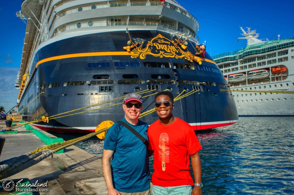 Burns boys and the Disney Dream in Nassau