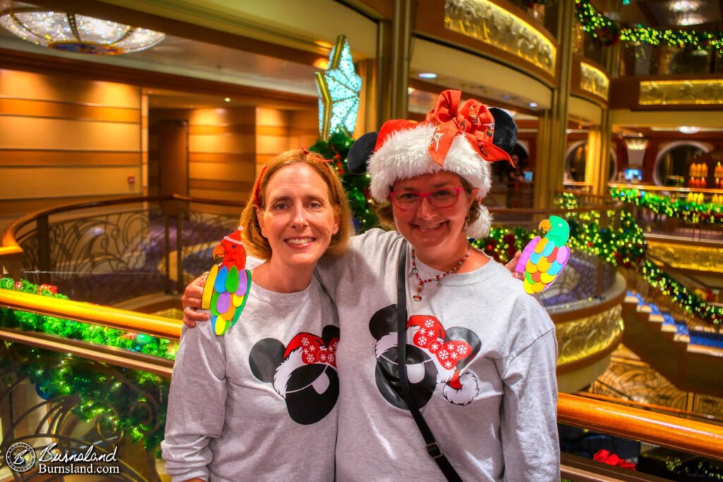 Laura and Karen and their Pirate Parrots