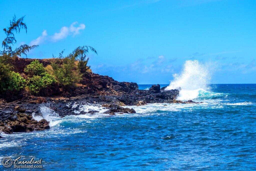 Just one of many crashing wave photos from this trip.