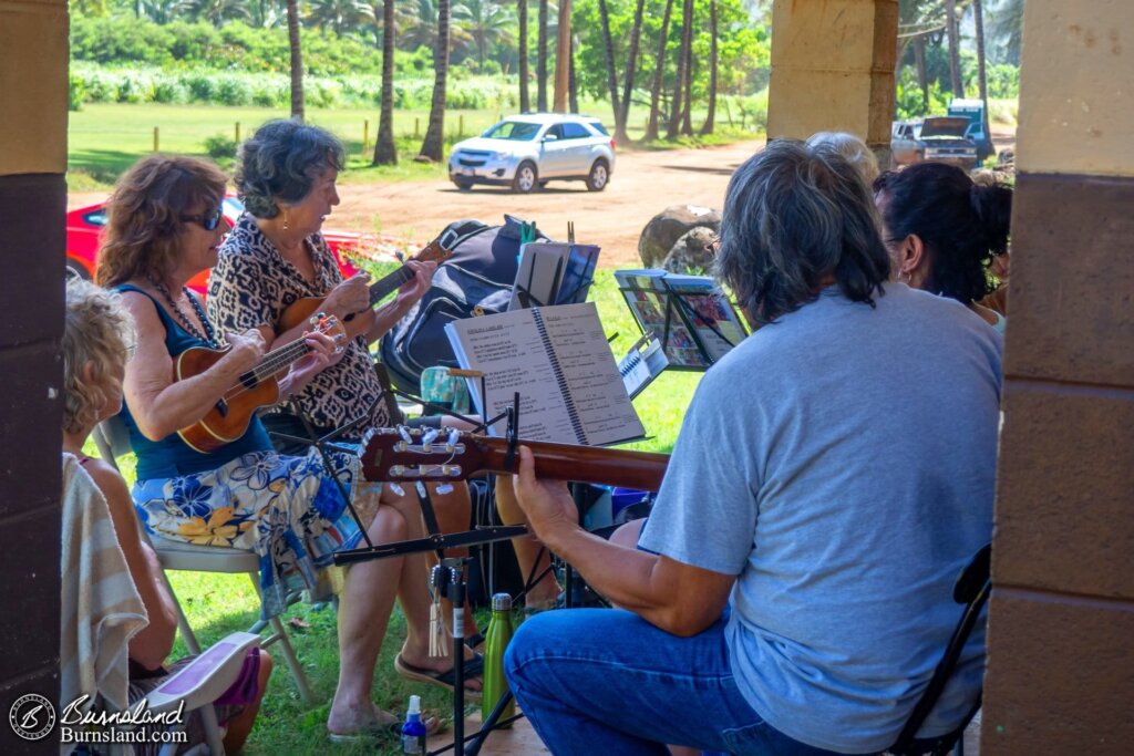 Music at Anahola Beach