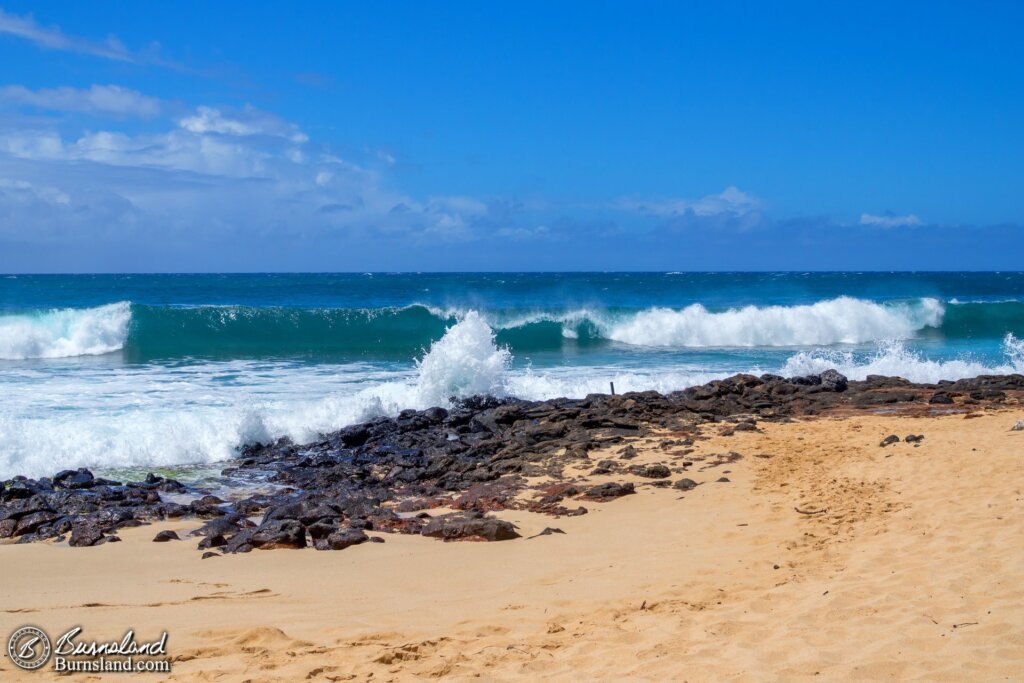 More waves crashing against rocks. It never gets old to me.