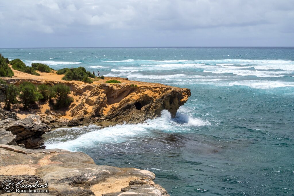 Rocks and water