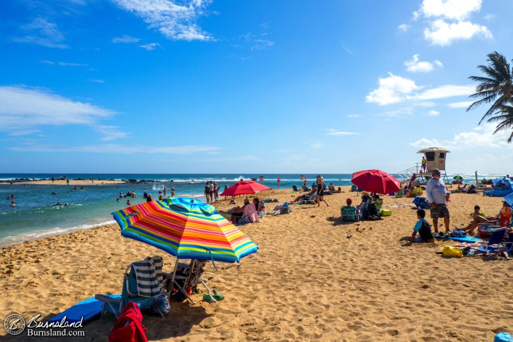 One more view from Poʻipū Beach before leaving.