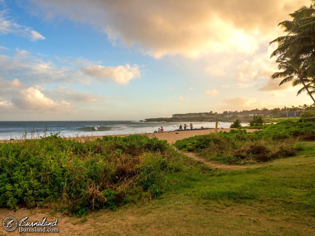 A return trip to Shipwreck Beach, but fortunately not because we were shipwrecked.