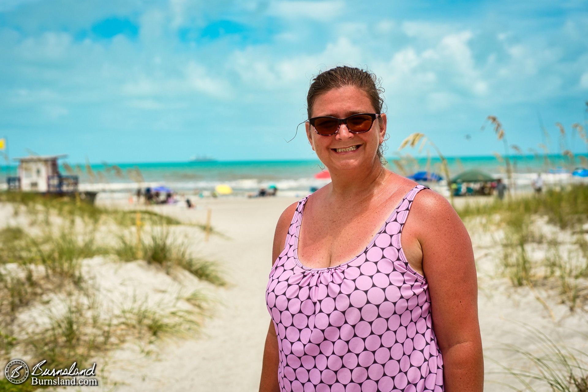 Laura at the beach