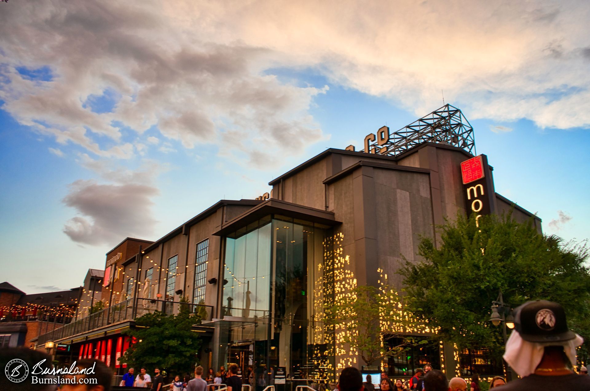 Disney Springs after the rain. Look at all that blue sky not long after the rain ended!