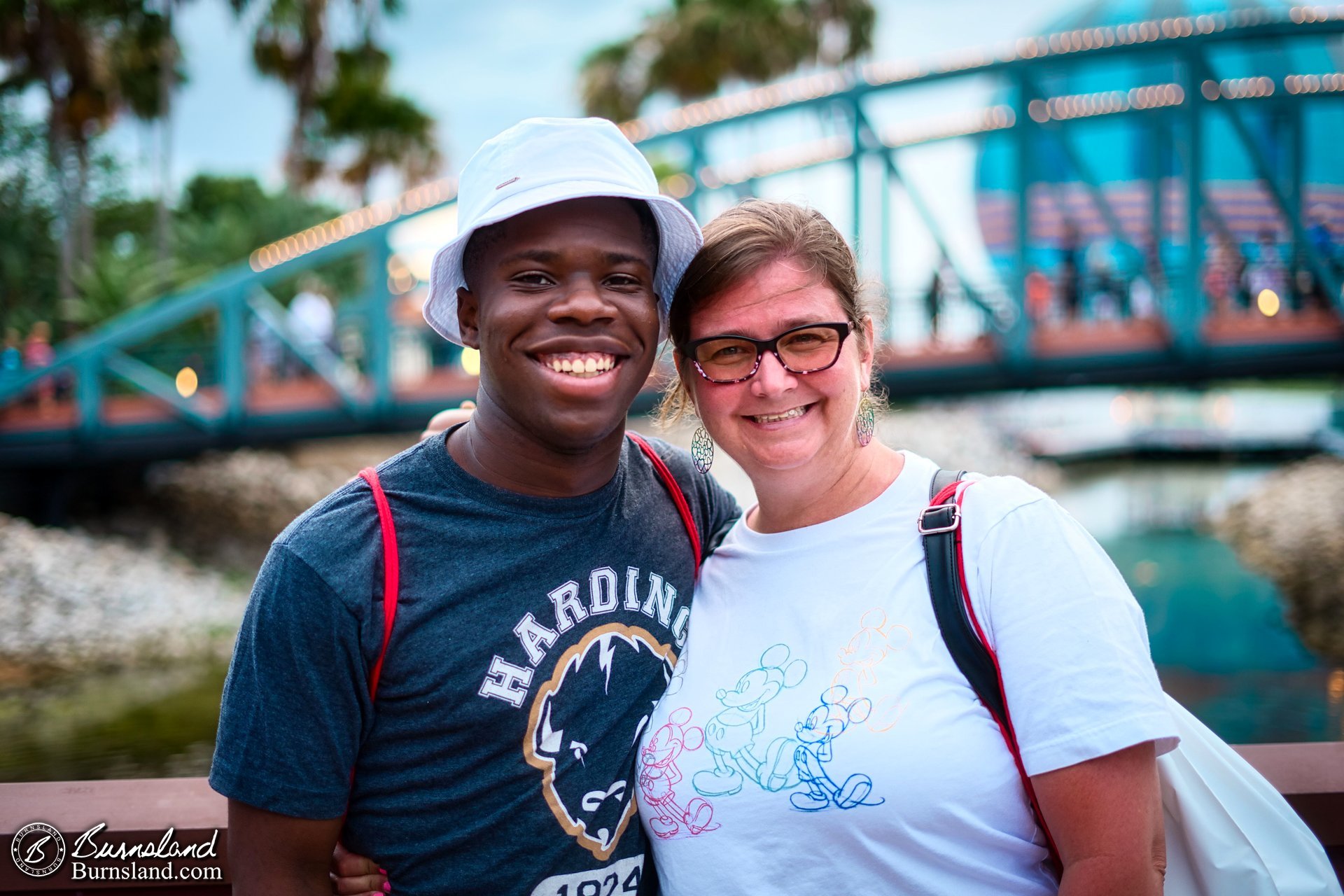 Laura and Jaylin at Disney Springs