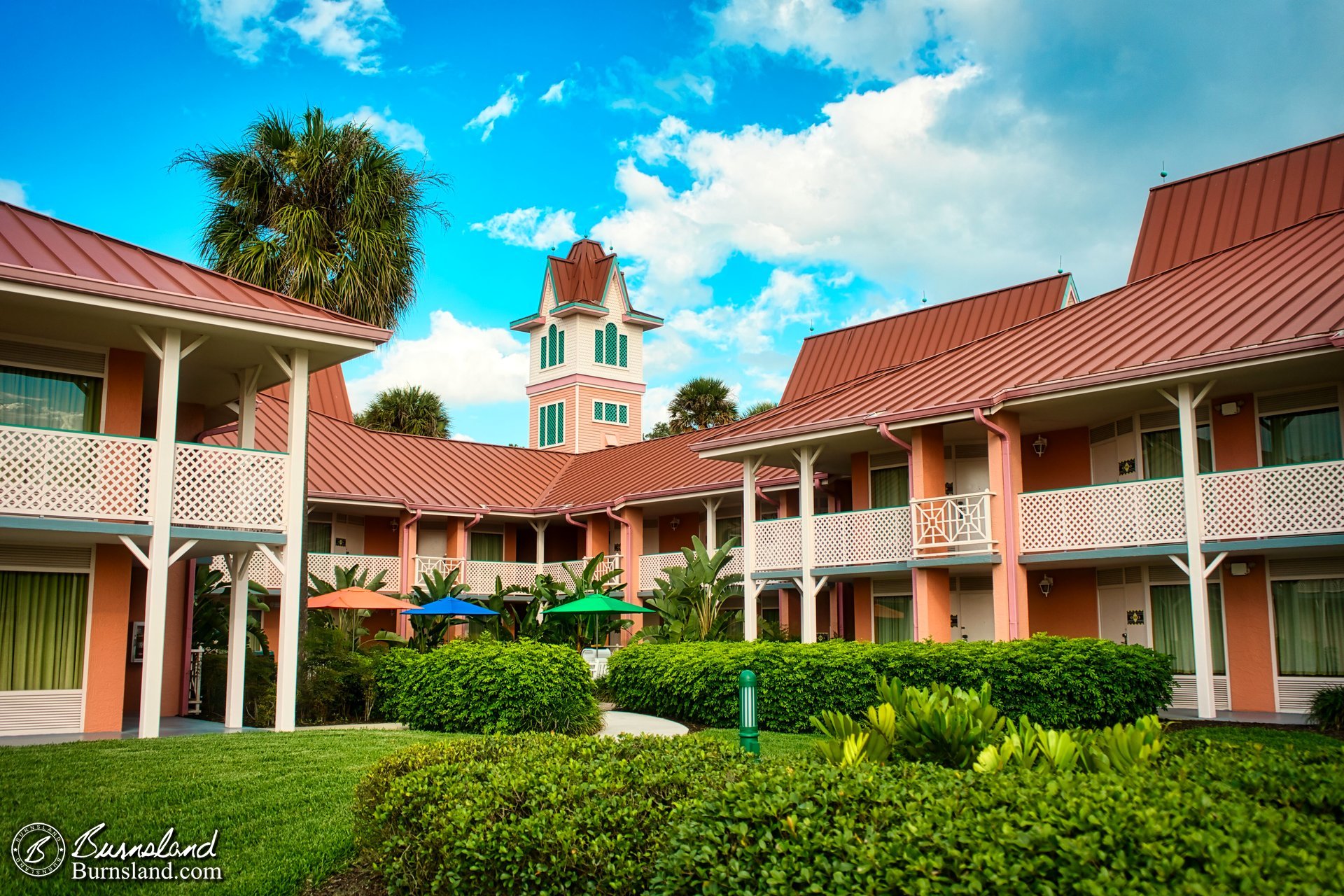 Walking through the Caribbean Beach Resort