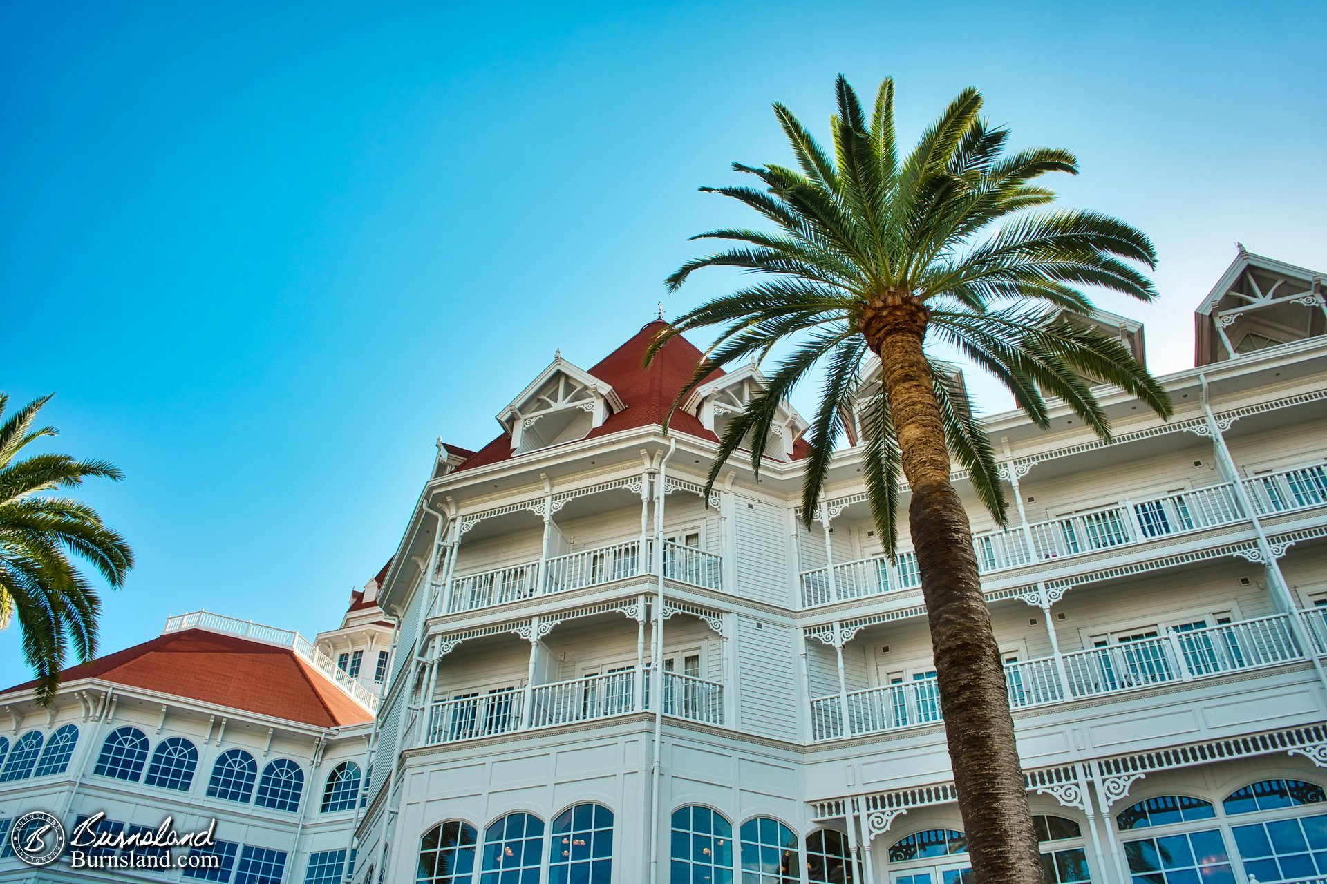 Saying farewell to the Grand Floridian as we continue our walk