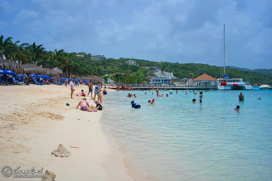 One more view of the beach in Jamaica before we leave