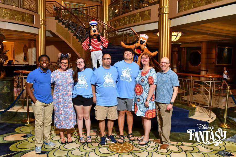 We also found the Luttrells for a photo with Goofy and Pluto.