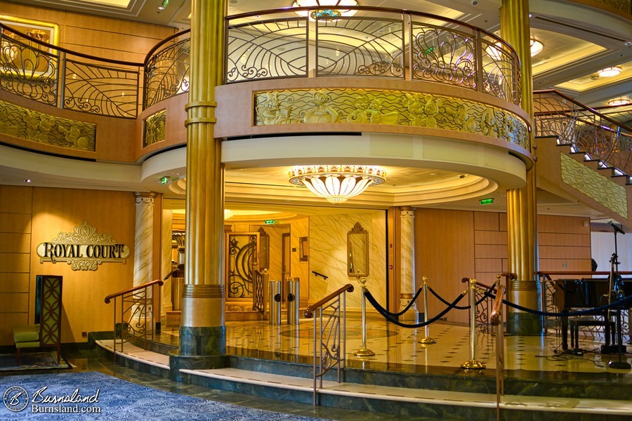 The Royal Court Restaurant on the Disney Fantasy