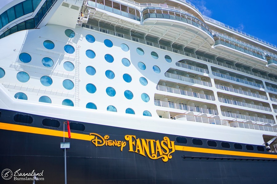 An up-close view of the Disney Fantasy