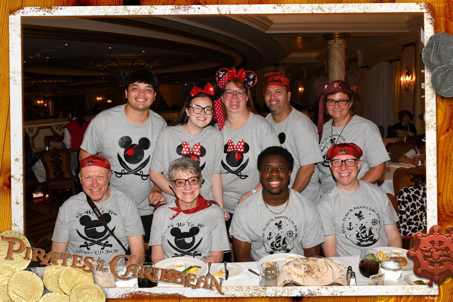 A Pirate Dinner photo from the ship photographers