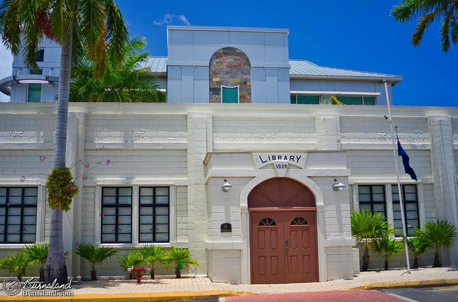 The library in George Town, Grand Cayman.