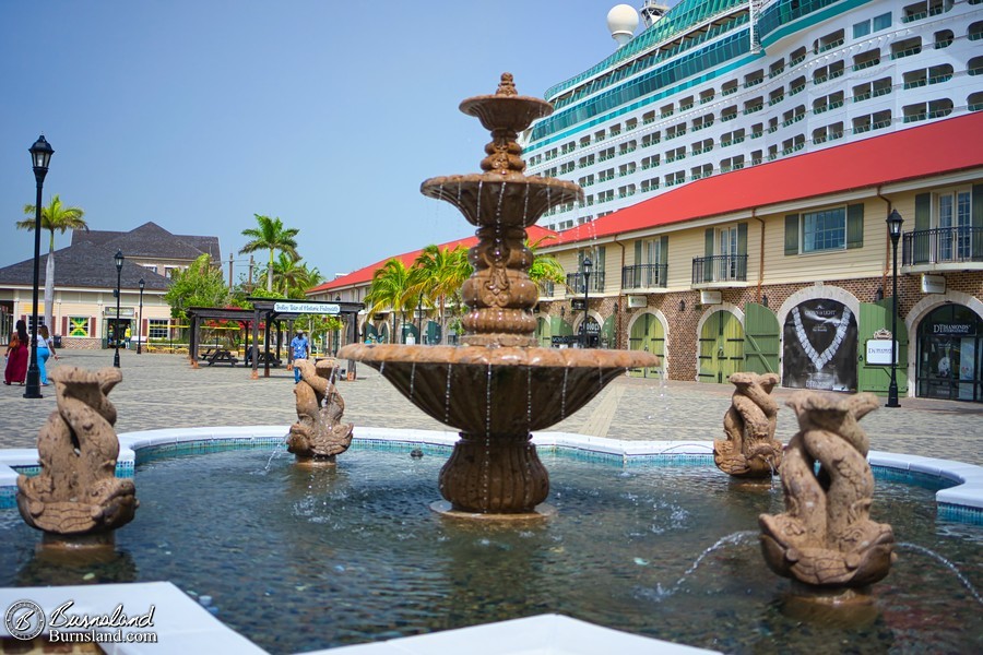 A nice fountain in the village at Falmouth, Jamaica