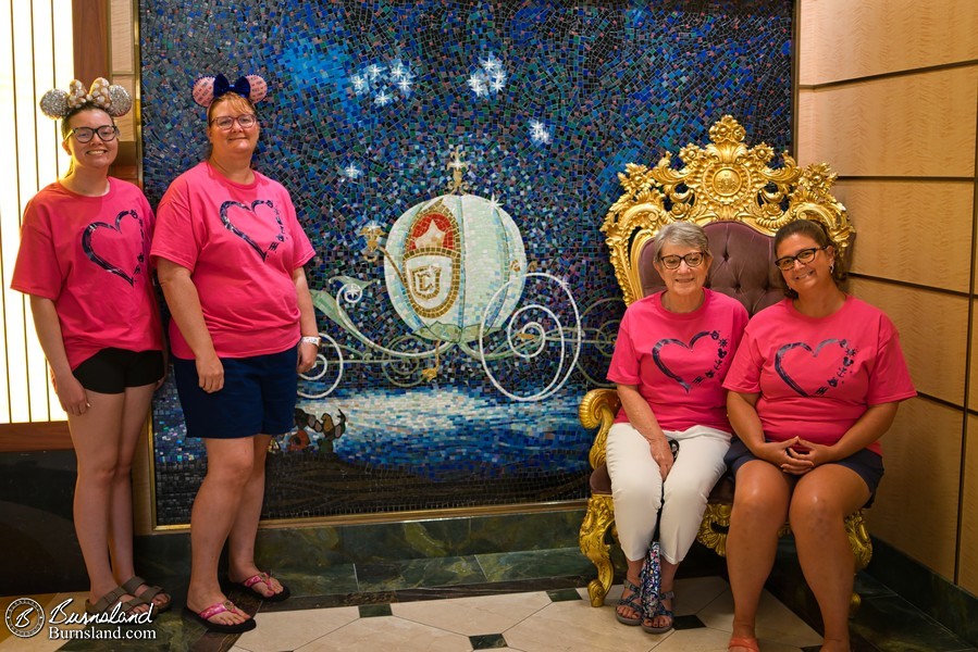 With the Cinderella tile mural