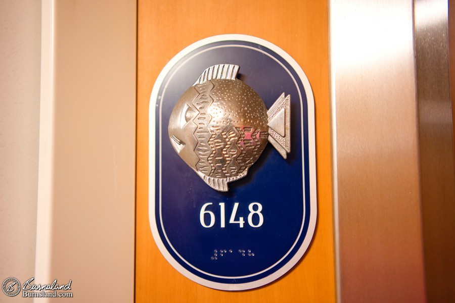 Room number 6148 on the Disney Fantasy