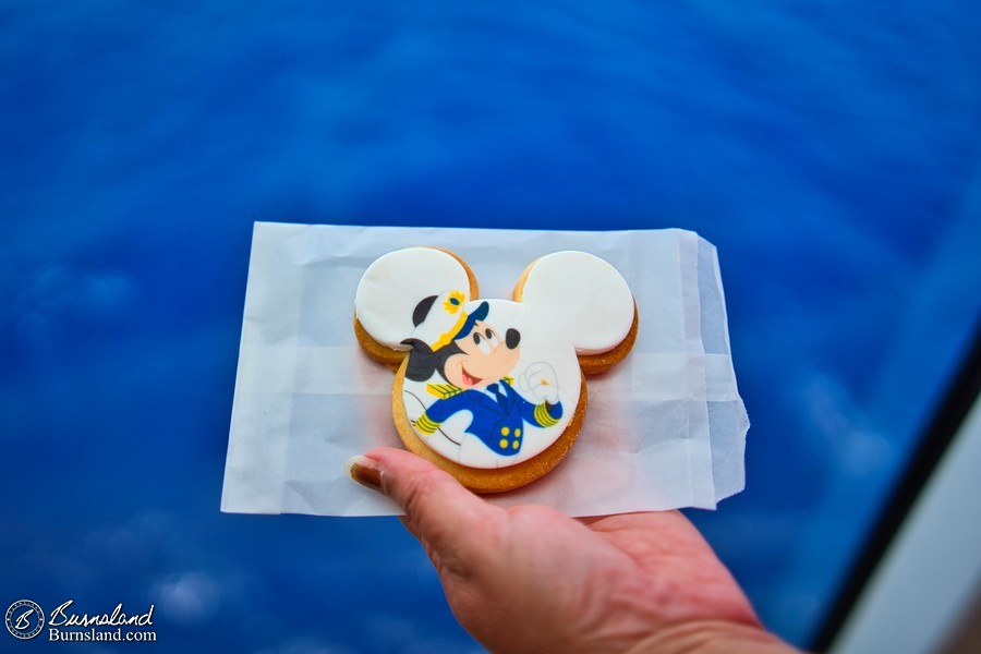 Laura’s Captain Mickey cookie from the Sweet on You Shop on the Disney Fantasy