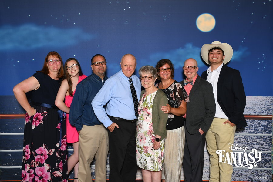 Photos from the Disney Fantasy ship photographers on Semi-Formal night of our Disney Cruise