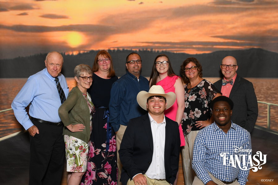 Photos from the Disney Fantasy ship photographers on Semi-Formal night of our Disney Cruise