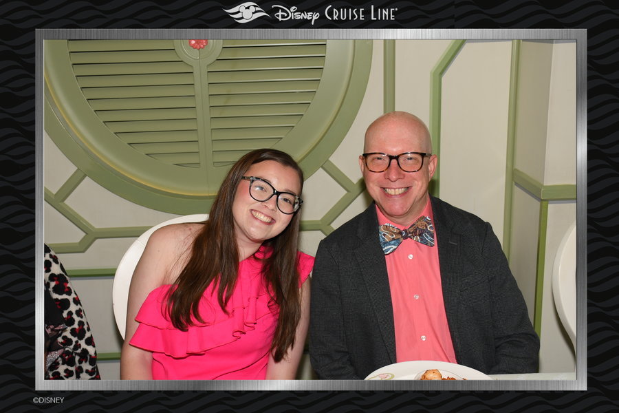 Semi-Formal night dinner photos on the Disney Fantasy