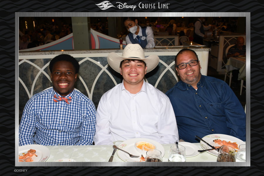 Semi-Formal night dinner photos on the Disney Fantasy