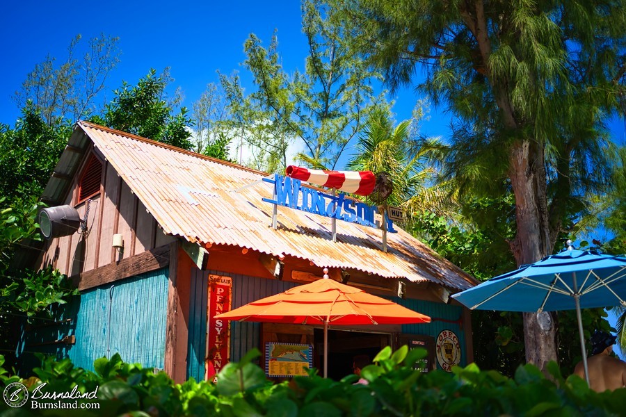 Windsock Hut at Serenity Bay on Castaway Cay