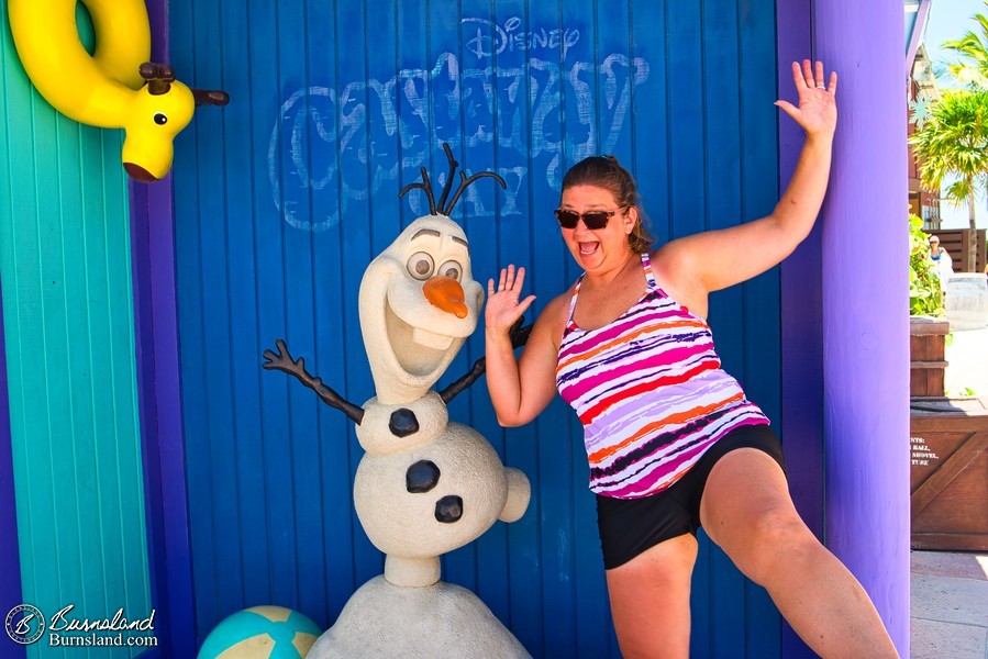 Sandman Olaf on Castaway Cay