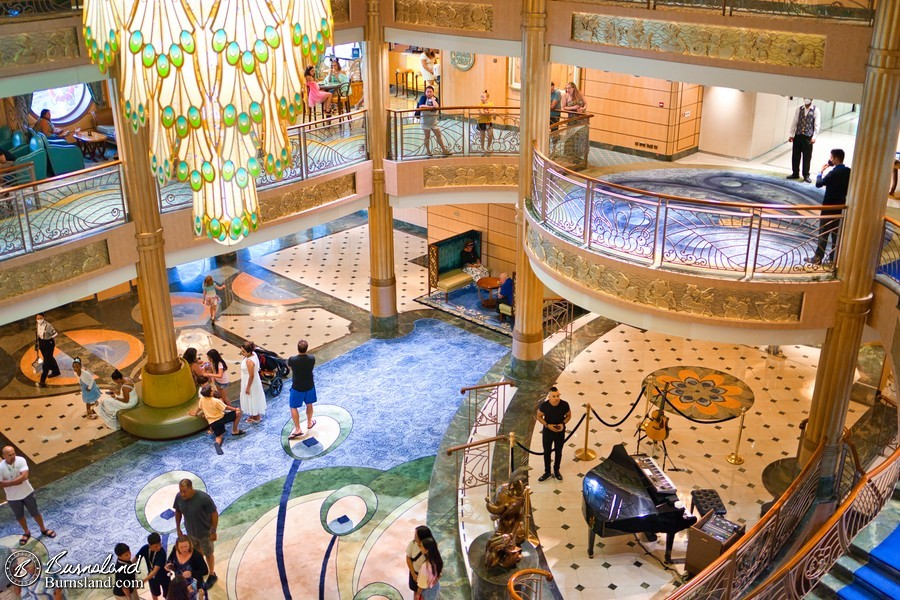 The Disney Fantasy Atrium Lobby