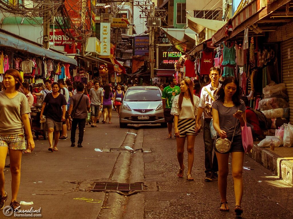 A Busy Street in Bangkok