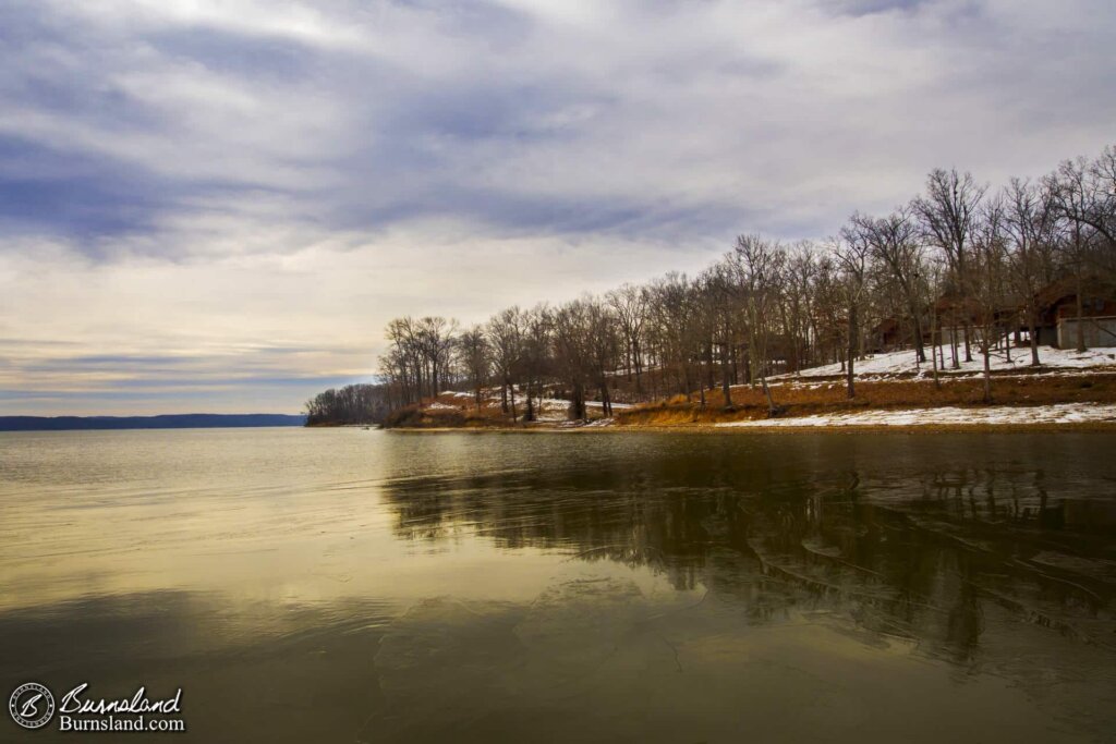 A Cold Morning on the Lake at Paris Landing on Kentucky Lake in Tennessee