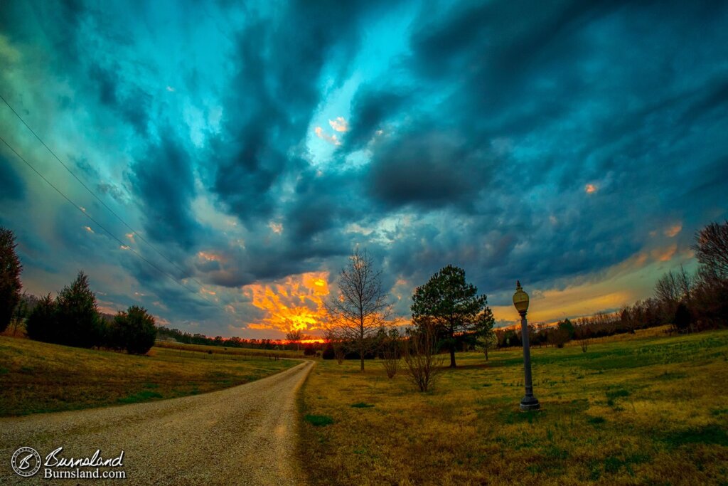 Colorful Winter Sunset